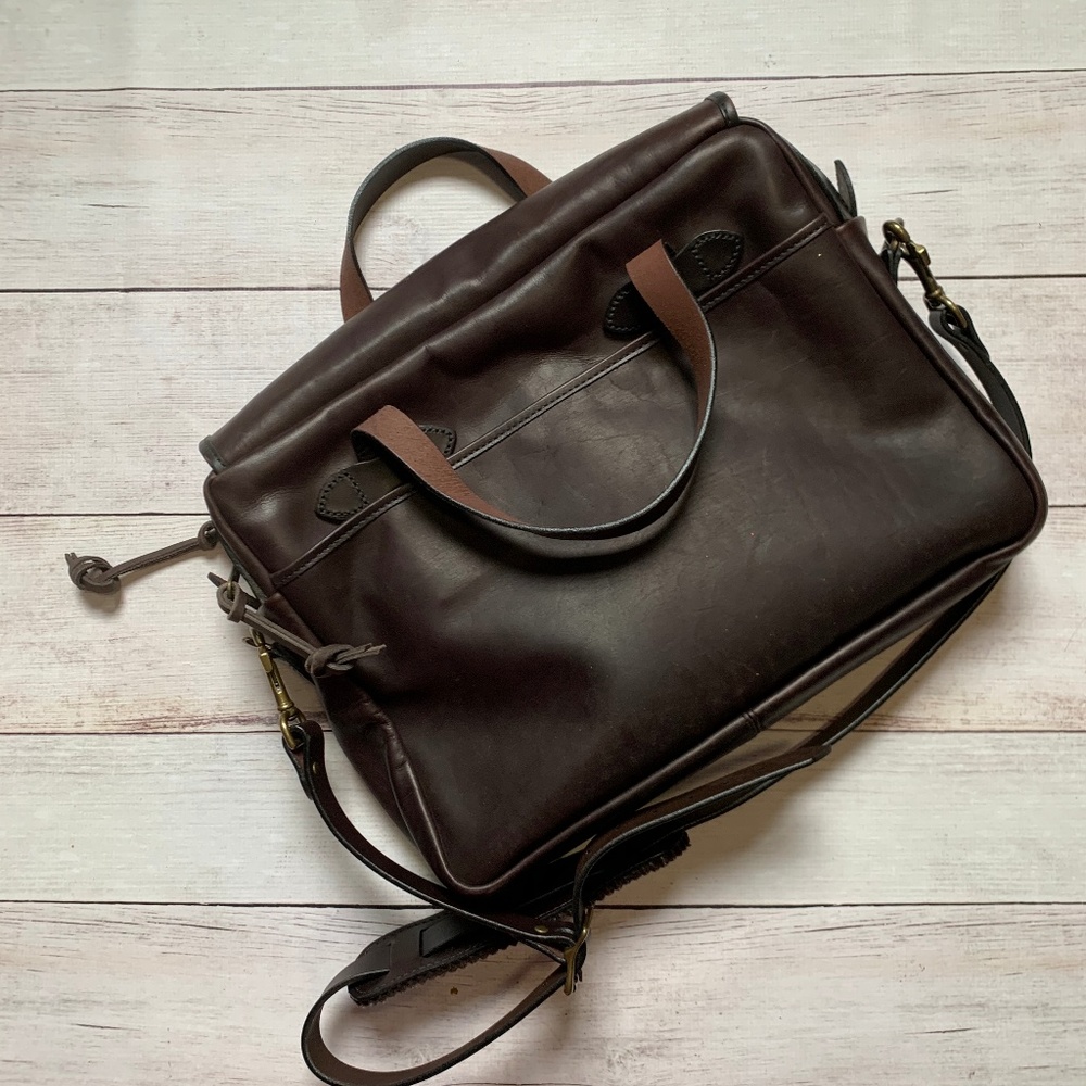 FILSON WEATHERPROOF LEATHER ORIGINAL BRIEFCASE
